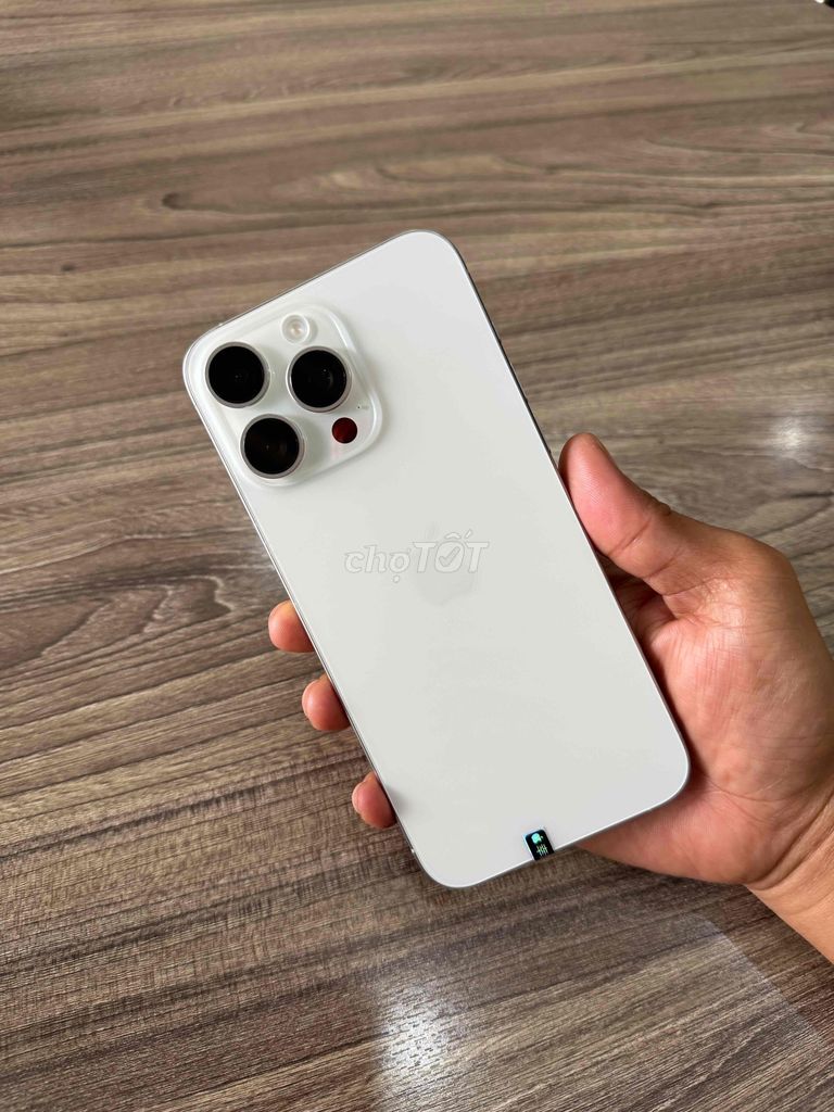 Apple iPhone 15 Pro Max 256GB Trắng. Mua bán Điện thoại tại Thành phố Biên Hòa Đồng Nai được đăng bởi Lộc Nguyễn hình 1