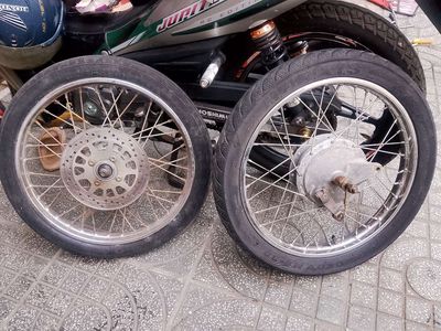 full cặp bánh xe sirut chữa cháy