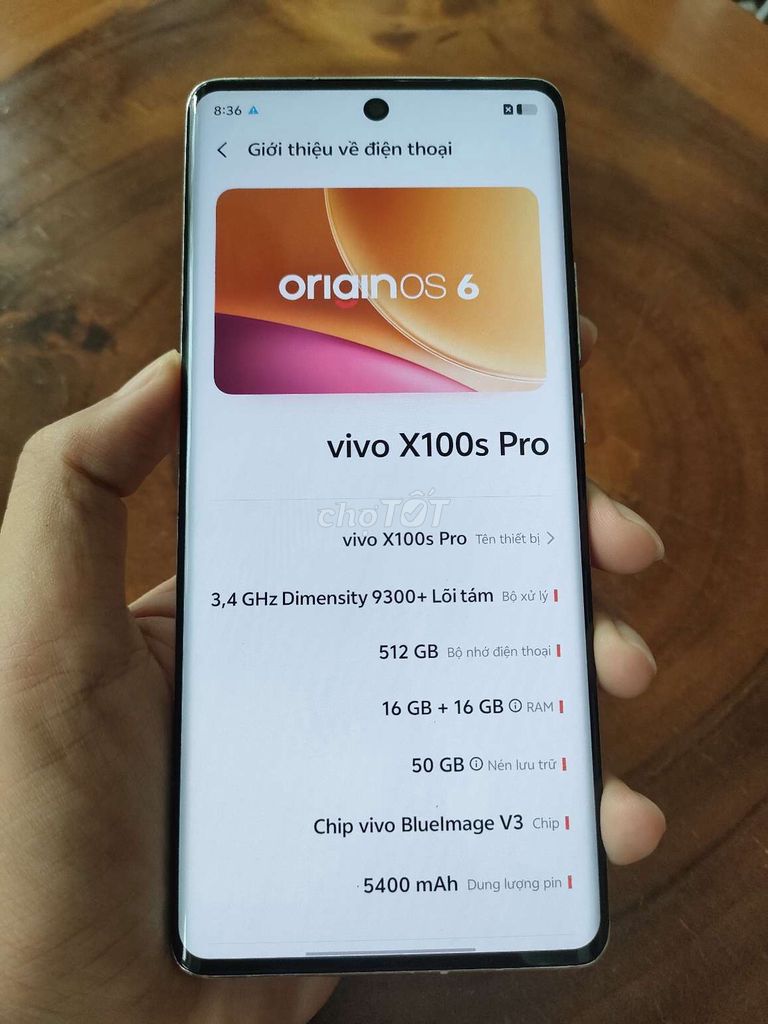 Vivo X100s Pro 16GB 512GB. Mua bán Điện thoại tại Quận 10 Tp Hồ Chí Minh được đăng bởi NaMobile hình 1