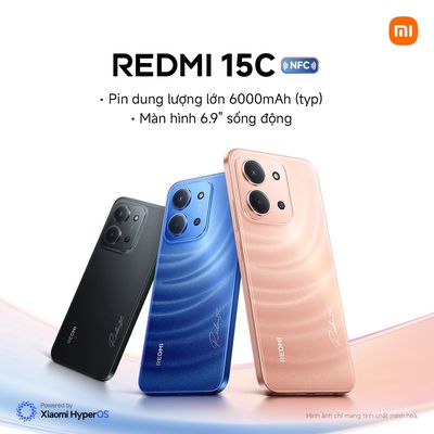 Xiaomi Redmi 15C Chính hãng VN ✓New Seal ✓BH 18th