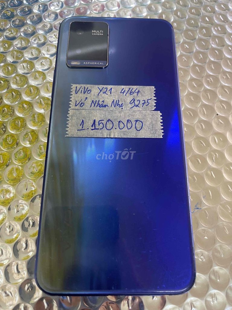 Vivo Y21 64GB Xanh Đã sử dụng. Mua bán Điện thoại tại Quận Ninh Kiều Cần Thơ được đăng bởi Cầm Đồ Anh Quý hình 1