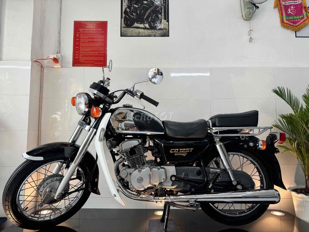 Honda Benly CD125T JA03 Đen, Trắng