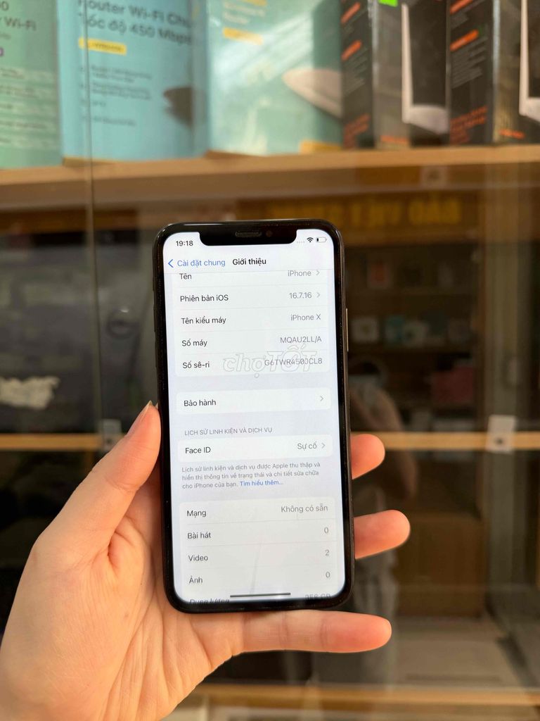 Apple iPhone X 256GB Đen Thay màn, vỡ lưng. Mua bán Điện thoại tại Quận Hoàng Mai Hà Nội được đăng bởi Oanh Nguyễn hình 1