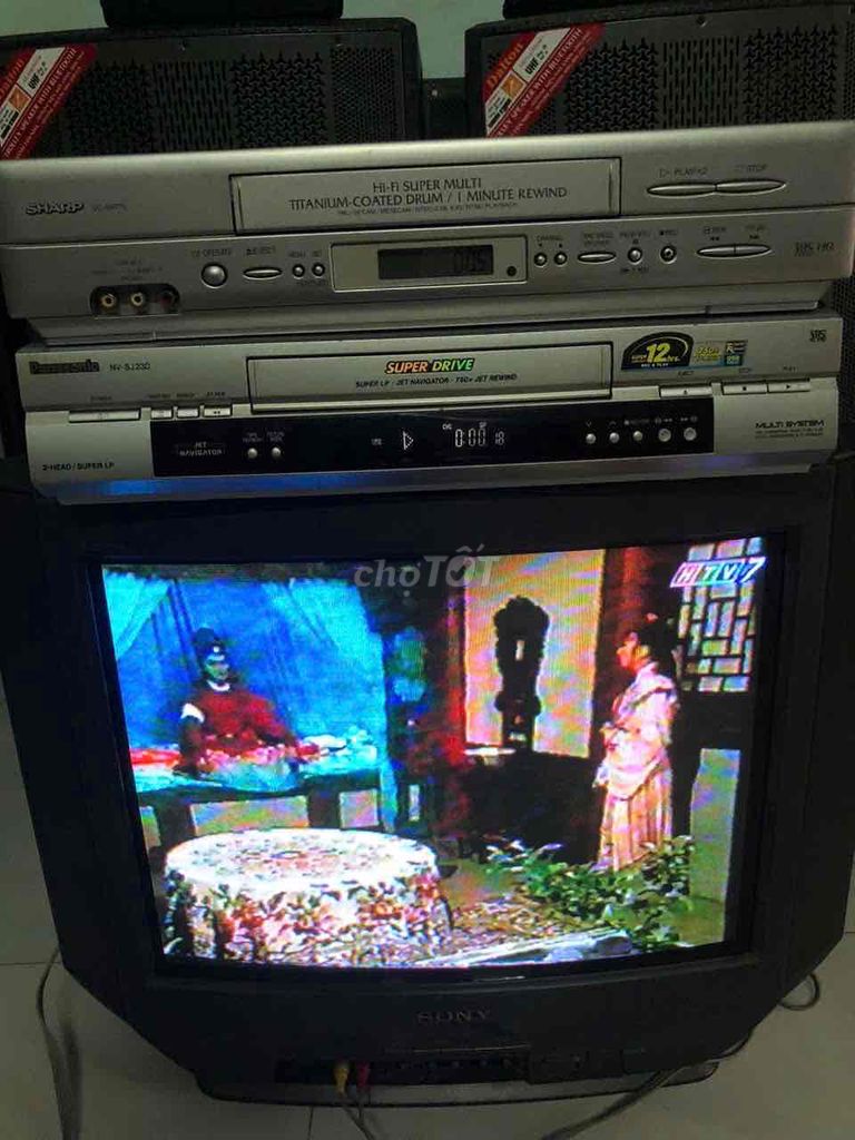 cần bán 2 đầu băng SHARP và PANASONIC