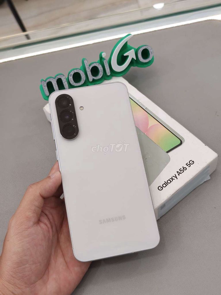 Samsung A56 5G 256GB Trắng Likenew. Mua bán Điện thoại tại Quận Thanh Khê Đà Nẵng được đăng bởi Mobigo hình 1