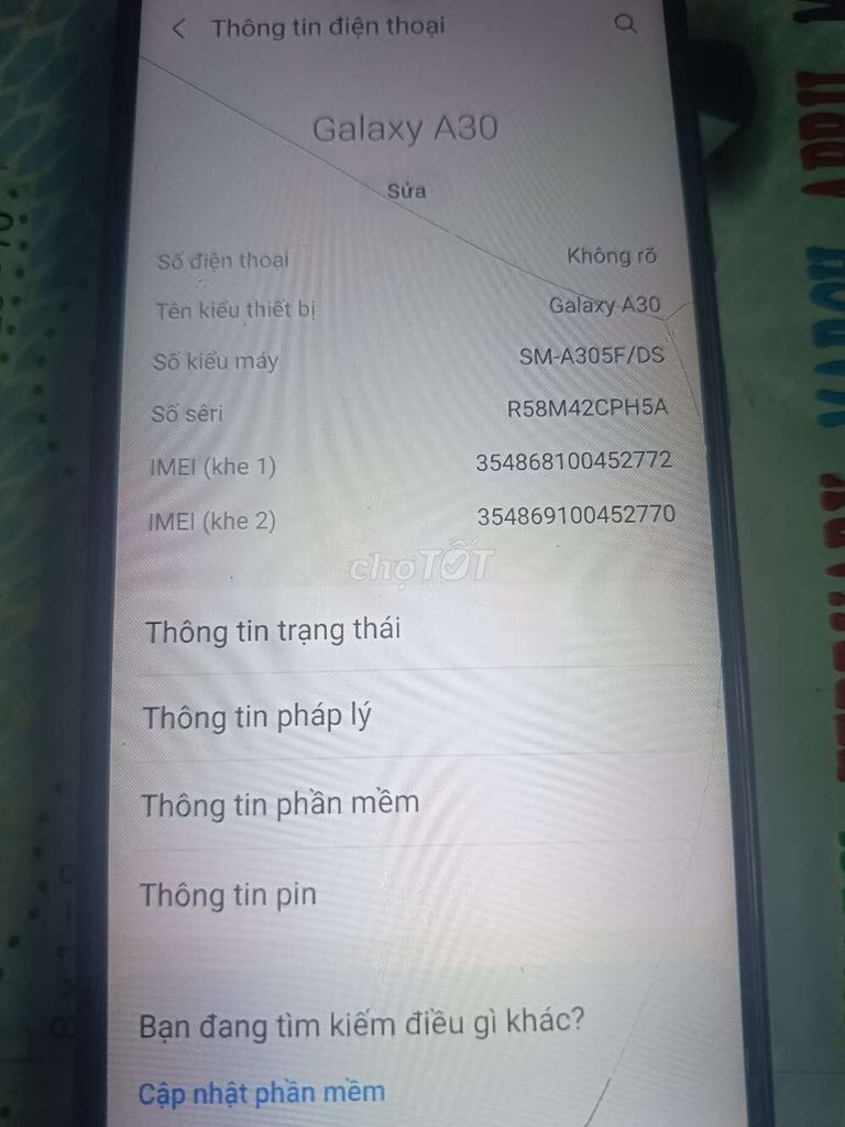 Samsung Galaxy A30 Xanh. Mua bán Điện thoại tại Huyện Bình Chánh Tp Hồ Chí Minh được đăng bởi Quỳnh hình 1