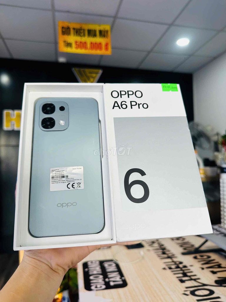 Oppo A6 Pro 128GB Xám giá quá iu🔥. Mua bán Điện thoại tại Thành phố Bến Tre Bến Tre được đăng bởi HươngGiangmobile hình 1