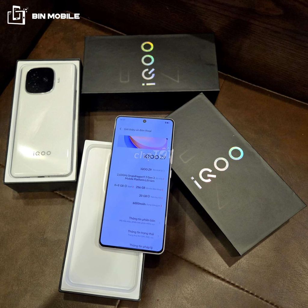 IQOO Z9 5G 256GB Trắng MỚI lướt Nguyên Hộp