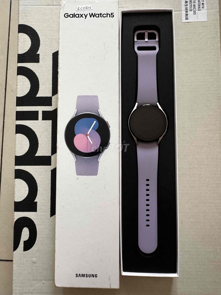 Samsung Galaxy Watch5 Tím 40mm. Mua bán Thiết bị đeo thông minh tại Quận Bình Tân Tp Hồ Chí Minh được đăng bởi Tuấn hình 1