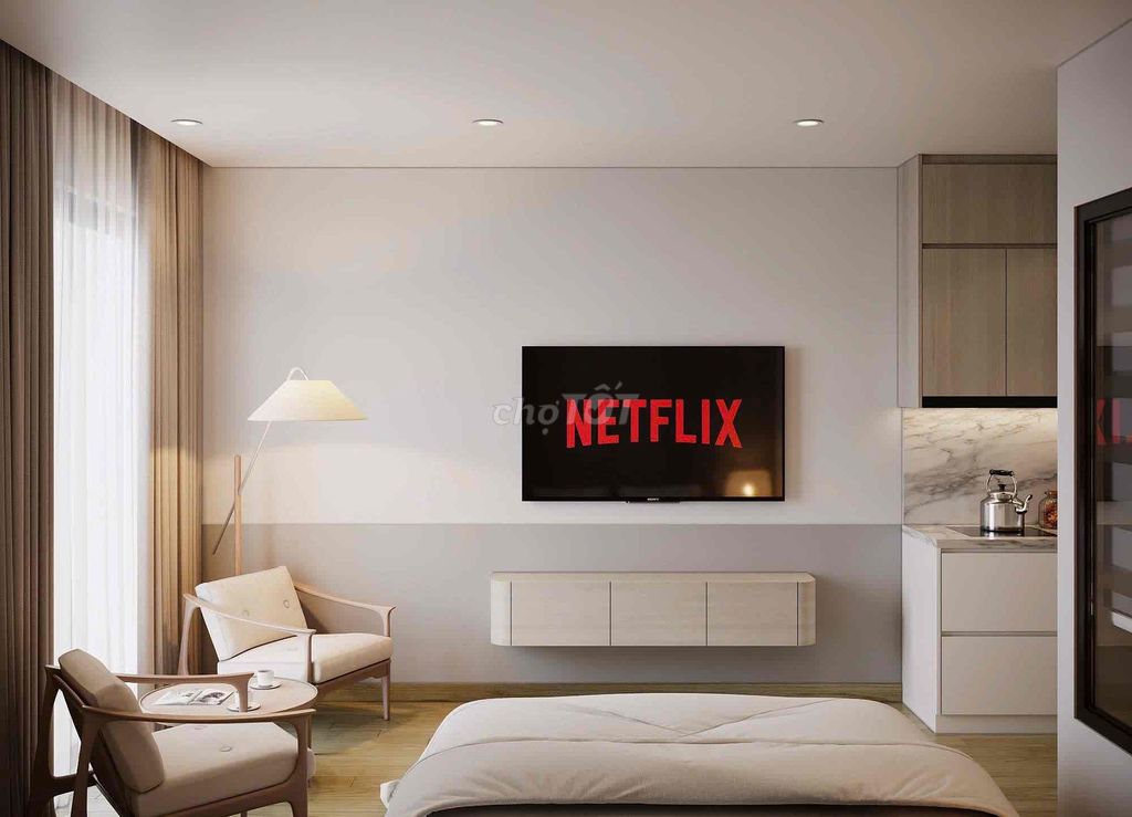Nhanh căn studio panoma 1 đầy đủ nội thất