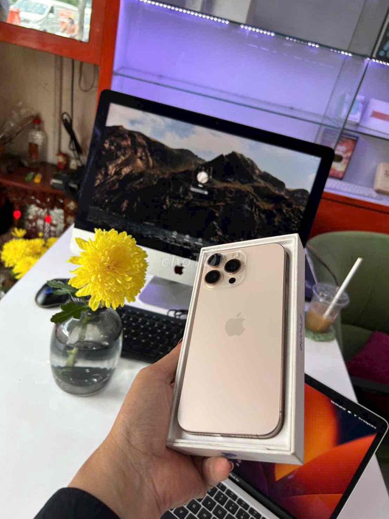 16promax 512gb vàng vn/a pin86 zin áp suất fullbox. Mua bán Điện thoại tại Quận 3 Tp Hồ Chí Minh được đăng bởi Nam Á Mobile hình 1