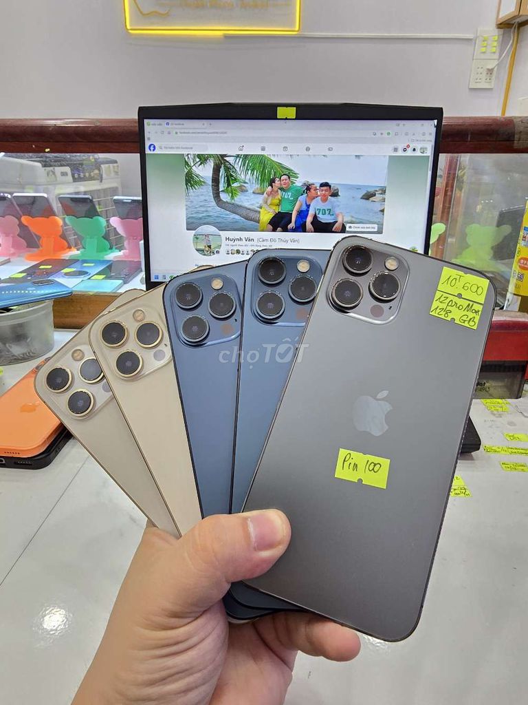 Iphone 12 Pro Max 128GB - 256GB - 512GB. Mua bán Điện thoại tại Thành phố Long Xuyên An Giang được đăng bởi Facebook Cầm Đồ Thúy Vân hình 1