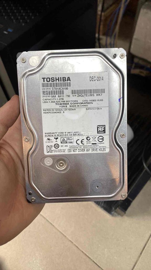 Ổ cứng tháo máy xài tốt 1TB