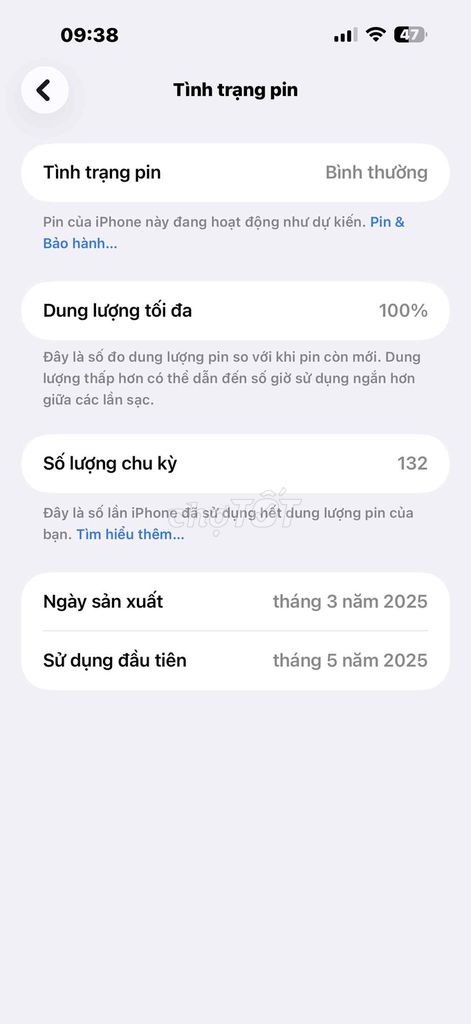 iPhone 16 Pro Max 256GB Trắng. Mua bán Điện thoại tại Quận Hà Đông Hà Nội được đăng bởi Lưu Thành Nam hình 1