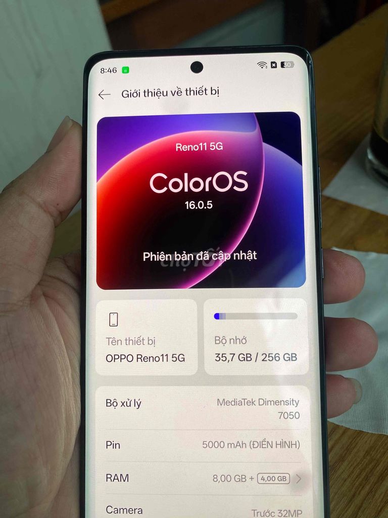 OPPO Reno11 5G 8GB/256GB Đen. Mua bán Điện thoại tại Quận Bình Thạnh Tp Hồ Chí Minh được đăng bởi Lê Hoàng Minh hình 1