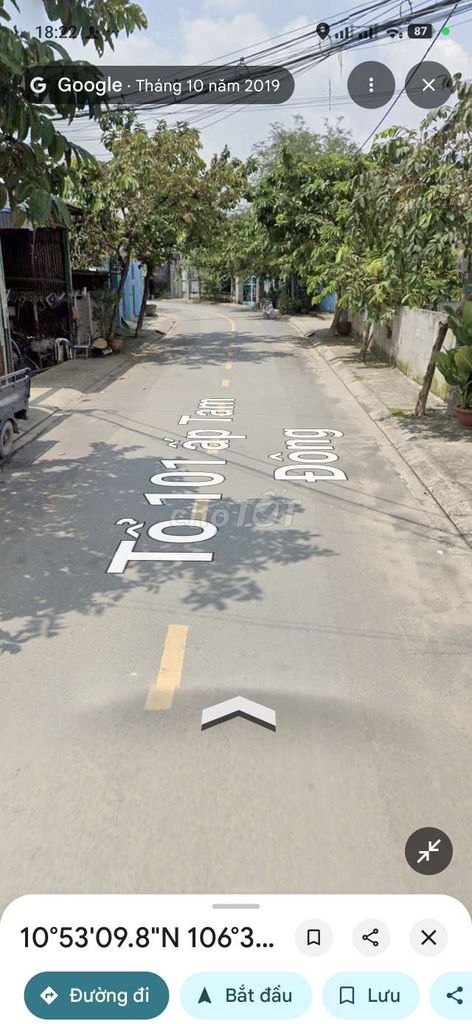 mặt tiền thời tam thôn 15 sổ hồng 