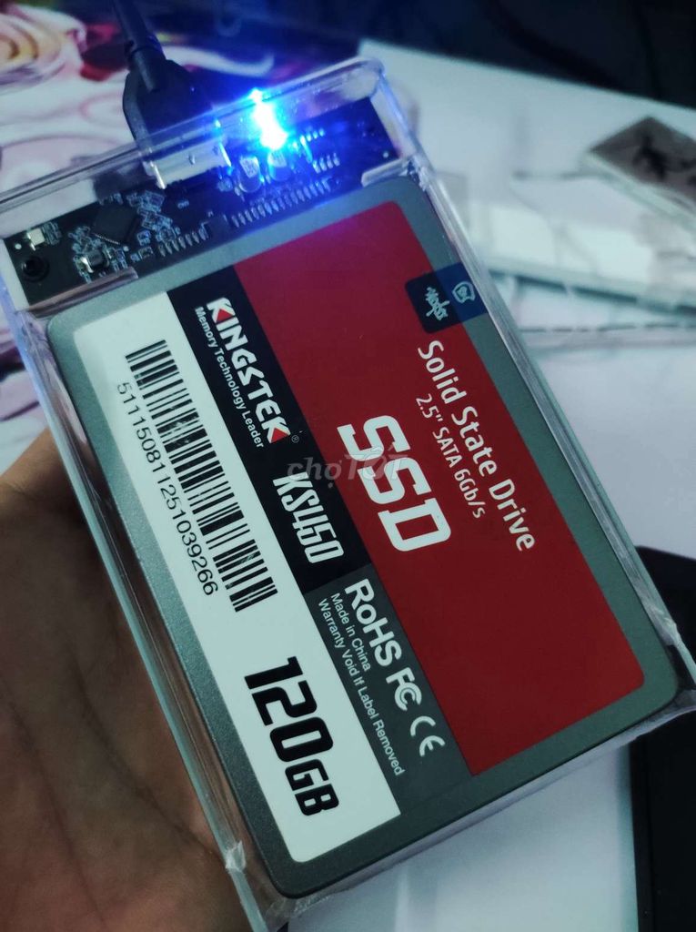 Ổ cứng Ssd 120g sức khoẻ 100%