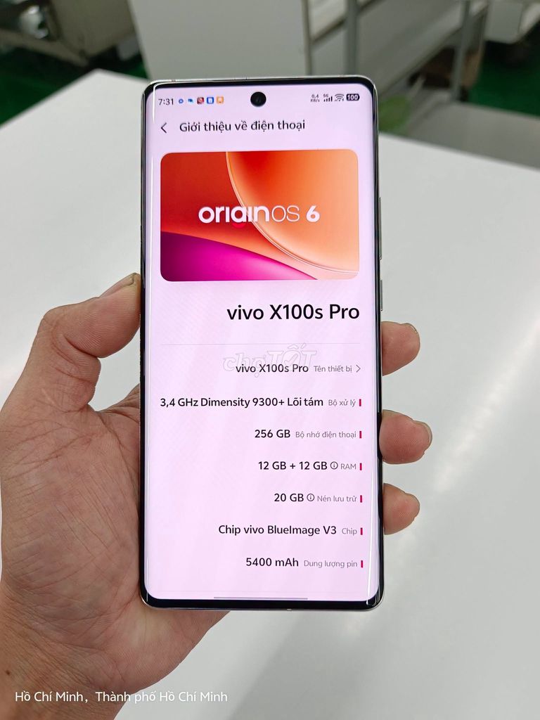 Vivo X100s Pro 12GB/256GB Trắng. Mua bán Điện thoại tại Quận 5 Tp Hồ Chí Minh được đăng bởi Hội Đồ Điện Tử hình 1
