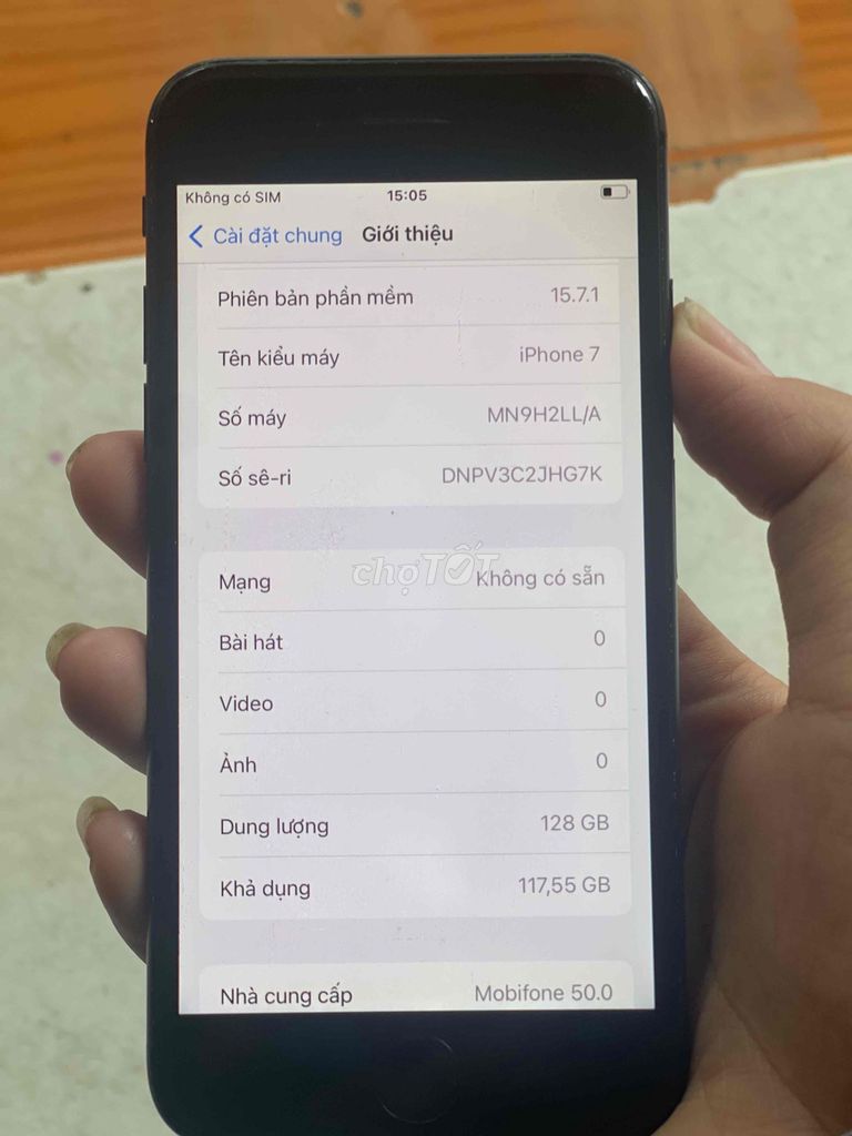 Apple iPhone 7 128GB Đen. Mua bán Điện thoại tại Thành Phố Đồng Hới Quảng Bình được đăng bởi Giang Giang hình 1