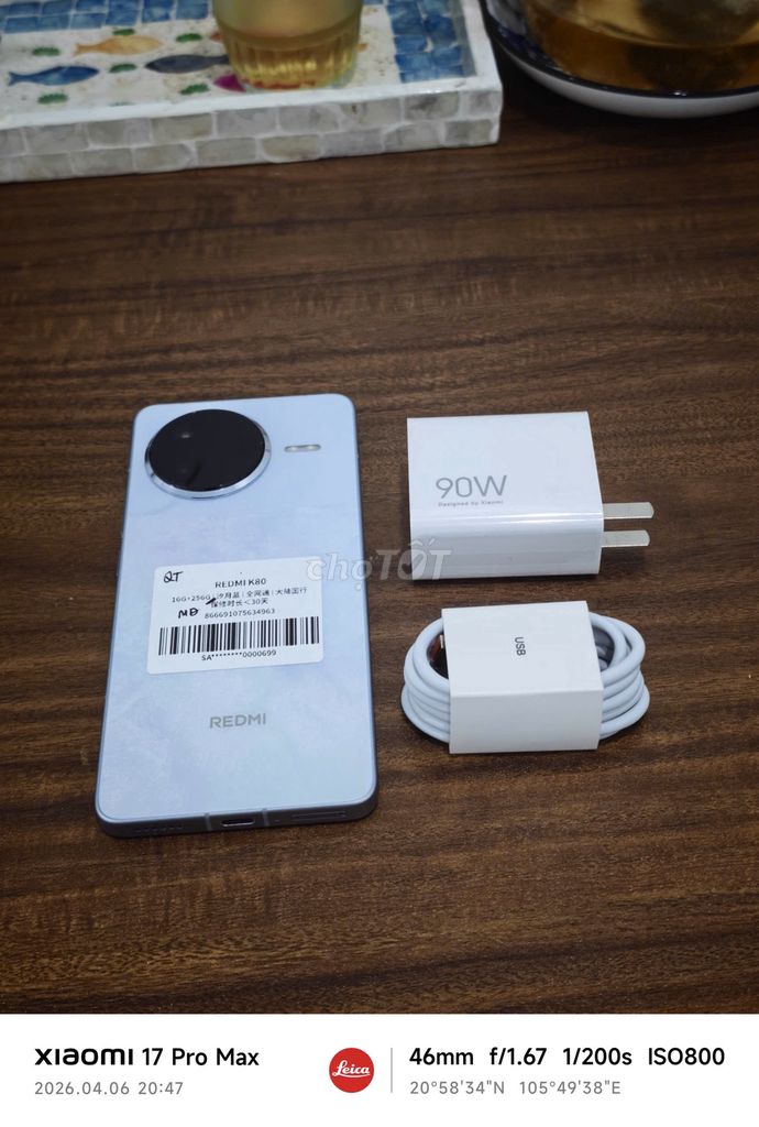 Redmi K80 16/256 Trắng Quốc Tế sạc 90w có ship COD. Mua bán Điện thoại tại Quận Hoàng Mai Hà Nội được đăng bởi Trần Ngọc Hiếu hình 1
