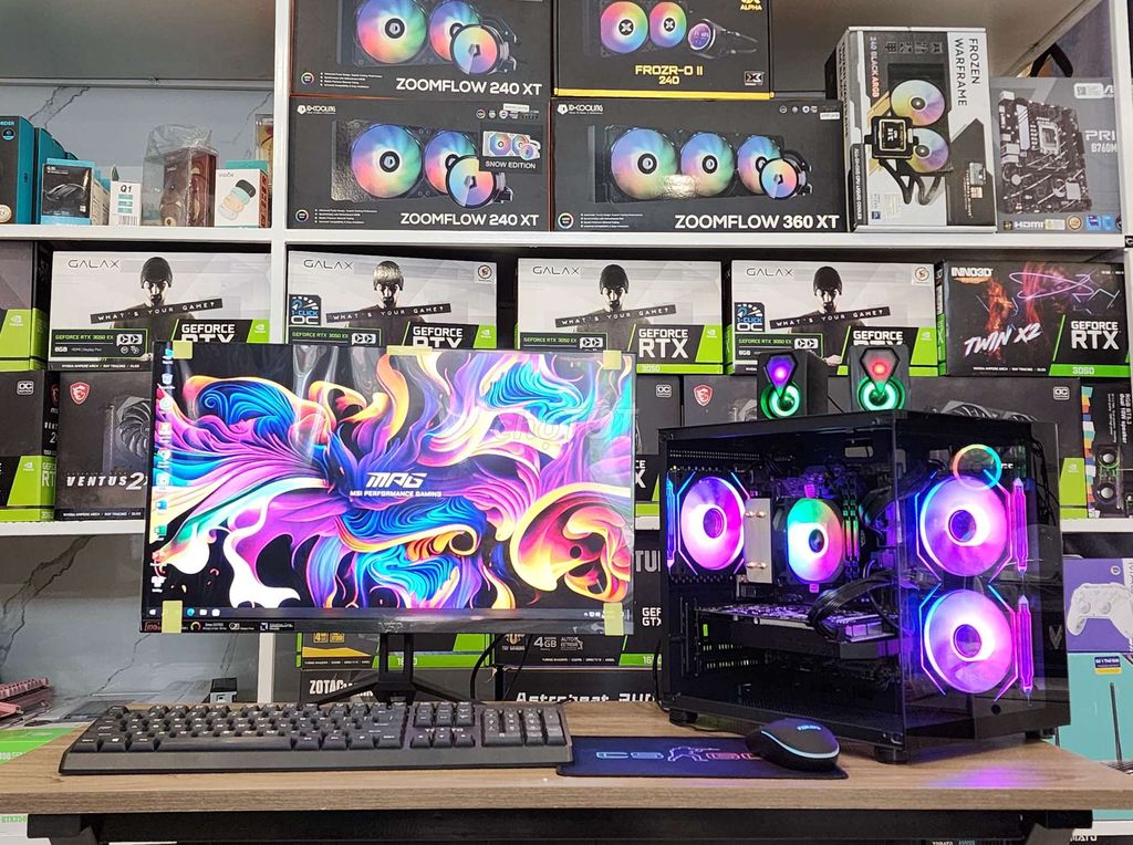 Bộ PC Gaming đồ họa i5-9400/16Gb/Vga4G/24"100hzNew. Mua bán Máy tính để bàn tại Thành phố Thủ Đức Tp Hồ Chí Minh được đăng bởi MINH SÀI GÒN COMPUTER THỦ ĐỨC hình 2