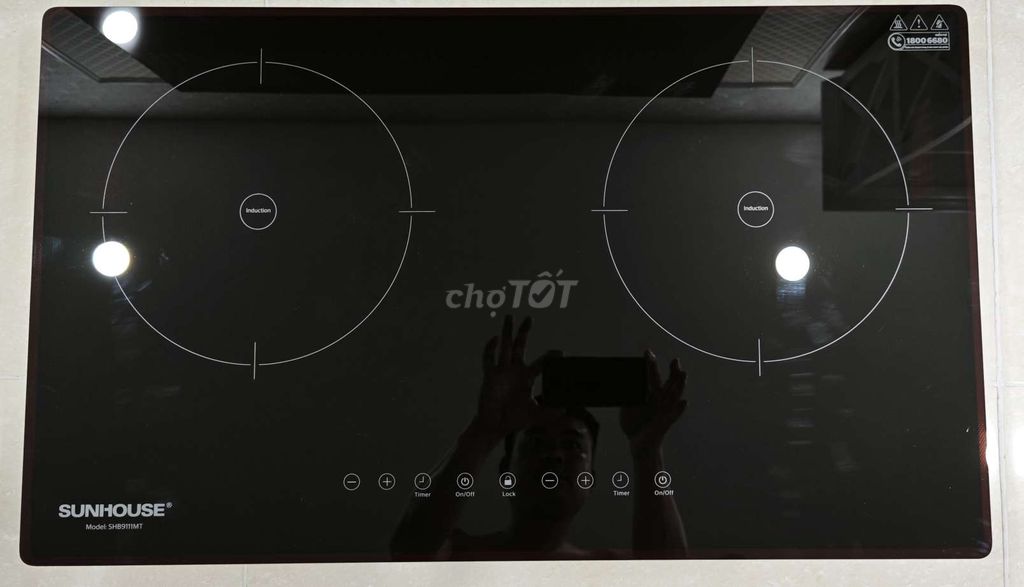 Bếp từ đôi Sunhouse SHB9111MT Mới. Mua bán Bếp, lò, đồ điện nhà bếp tại Quận 8 Tp Hồ Chí Minh được đăng bởi Amo hình 1