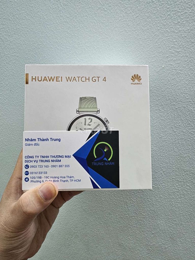 Huawei Watch GT4 41mm dây xanh mới 100% seal hãng