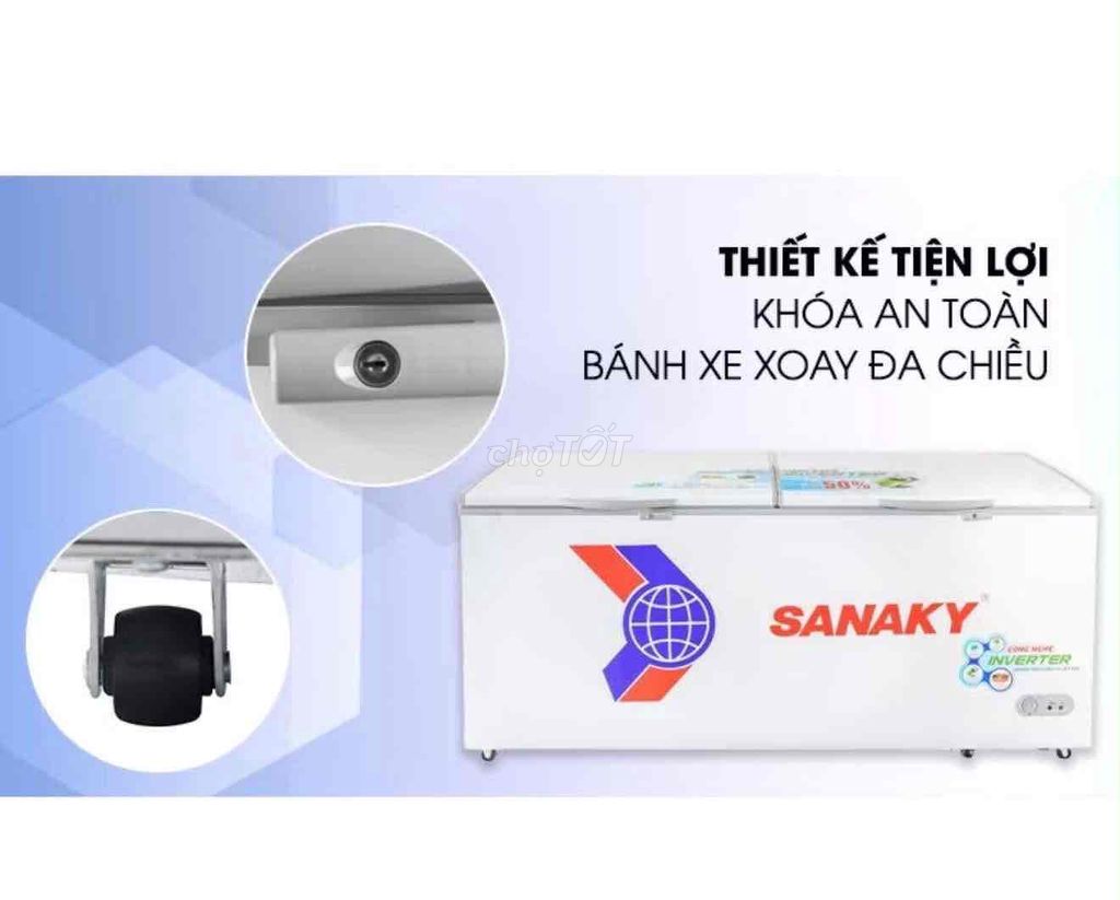 Tủ đông SANAKY 761 lít Inverter Mới tinh. Mua bán Tủ lạnh tại Thành phố Buôn Ma Thuột Đắk Lắk được đăng bởi Chuchupy hình 1