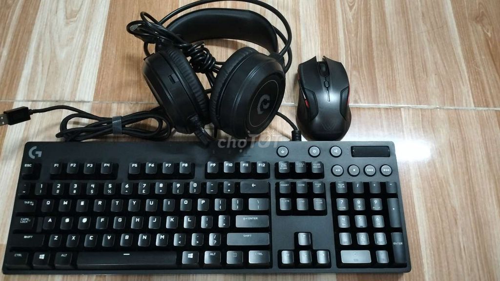 Combo bàn phím cơ+chuột+tay nghe gaming