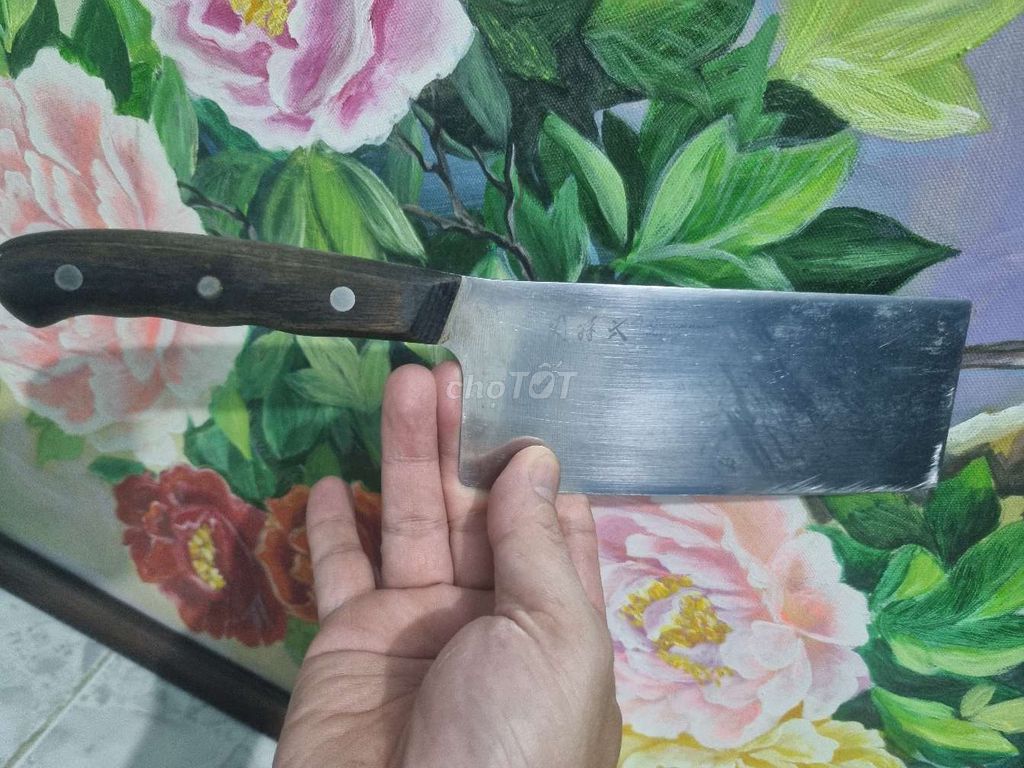 Dao  KAI lớn Thép cao cấp Gỗ Nhật Bản. Mua bán Dụng cụ nhà bếp tại Thành phố Dĩ An Bình Dương được đăng bởi Cuongkien hình 1