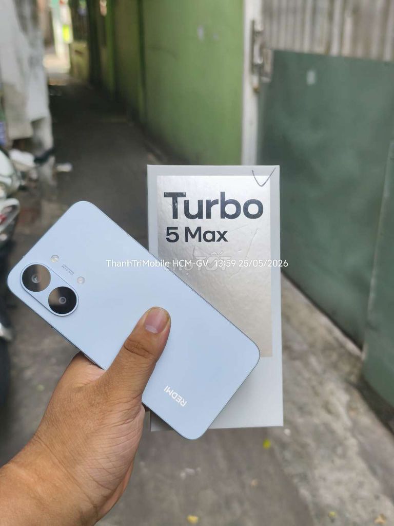 Redmi Turbo 5 Max 16/256GB Xanh fullbox. Mua bán Điện thoại tại Quận Gò Vấp Tp Hồ Chí Minh được đăng bởi Thanh Tri hình 1