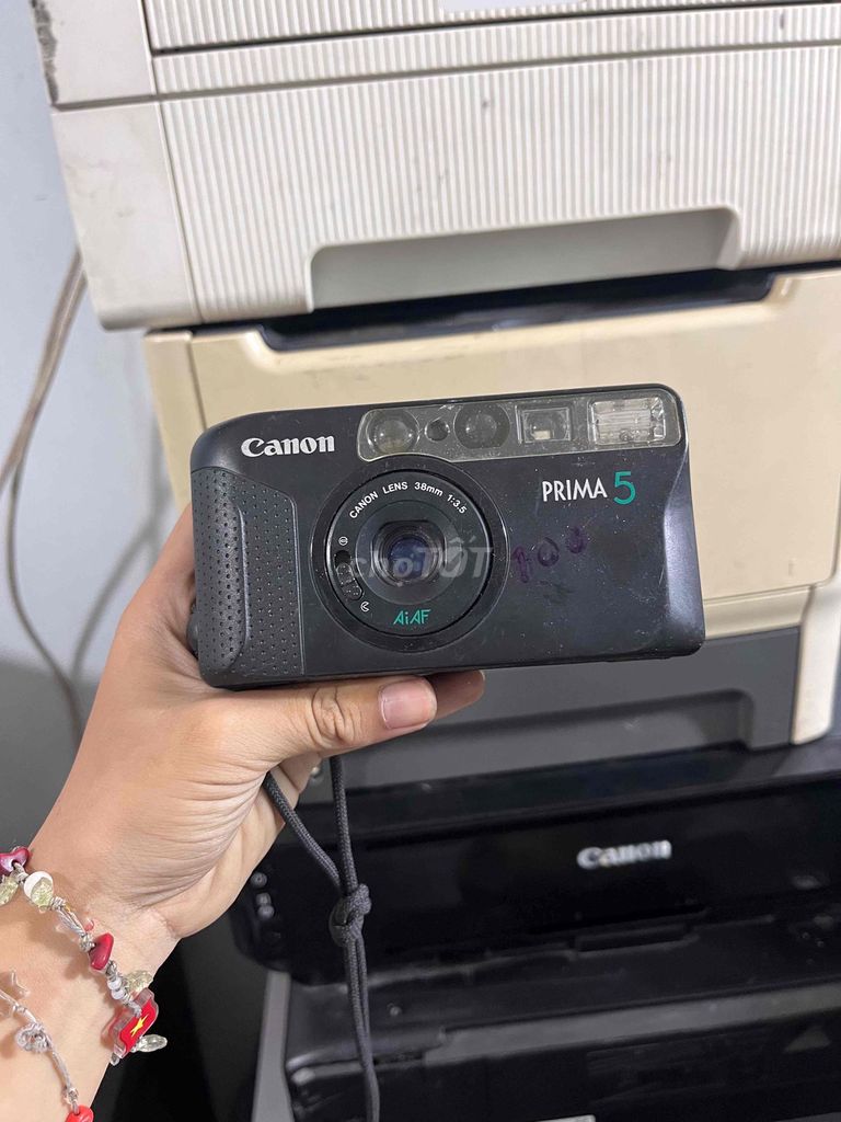 Máy ảnh Canon Prima 5 Đen Đã qua sử dụng. Mua bán Máy ảnh, Máy quay tại Quận Phú Nhuận Tp Hồ Chí Minh được đăng bởi  Bông Lê chuyên sỉ và lẻ âm thanh Nhật Mỹ hình 1