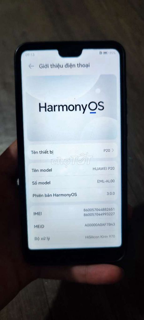 Huawei P20 6GB/64GB HarmonyOS 3. Mua bán Điện thoại tại Huyện Trảng Bom Đồng Nai được đăng bởi MagicmaxRS hình 1