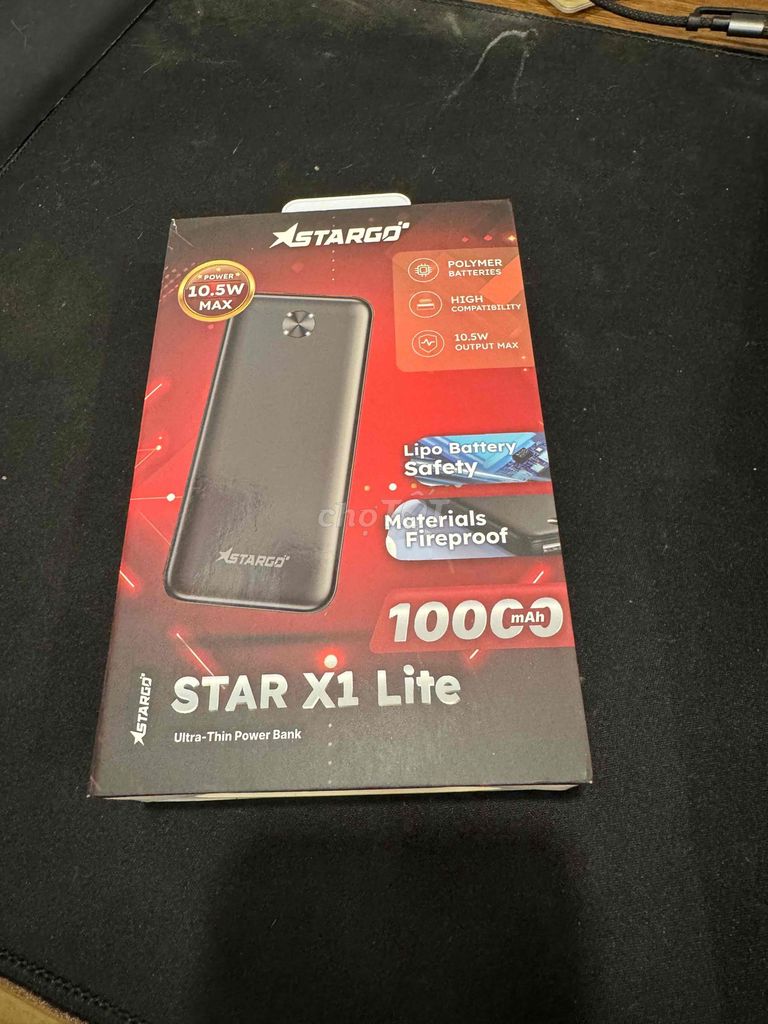 Sạc dự phòng Stargo STAR X1 Lite 10000mAh Đen. Mua bán Phụ kiện (Màn hình, Chuột...) tại Thành phố Thuận An Bình Dương được đăng bởi Chí Trung hình 1