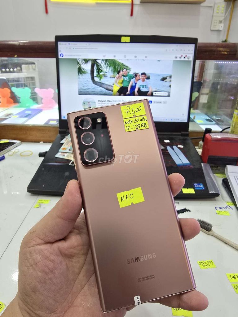 Samsung Galaxy Note 20 Ultra - Mỹ 2sim. Mua bán Điện thoại tại Thành phố Long Xuyên An Giang được đăng bởi Facebook Cầm Đồ Thúy Vân hình 1