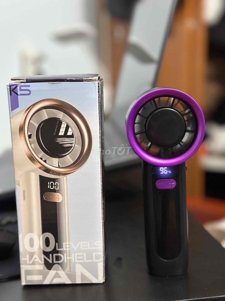 Quạt mini cầm tay K5 Đen, Tím. Mua bán Quạt tại Thành phố Phủ Lý Hà Nam được đăng bởi Nguyễn Hoàng Huy hình 1