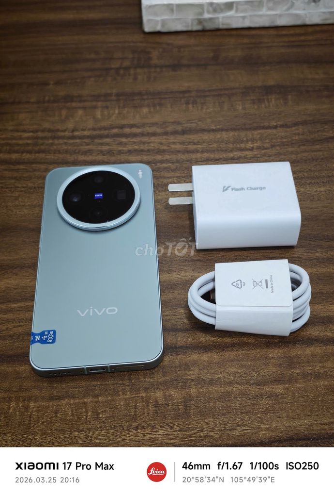 Vivo X200 Pro Mini 12/512 Xanh sạc 80w có ship COD. Mua bán Điện thoại tại Quận Hoàng Mai Hà Nội được đăng bởi Trần Ngọc Hiếu hình 1