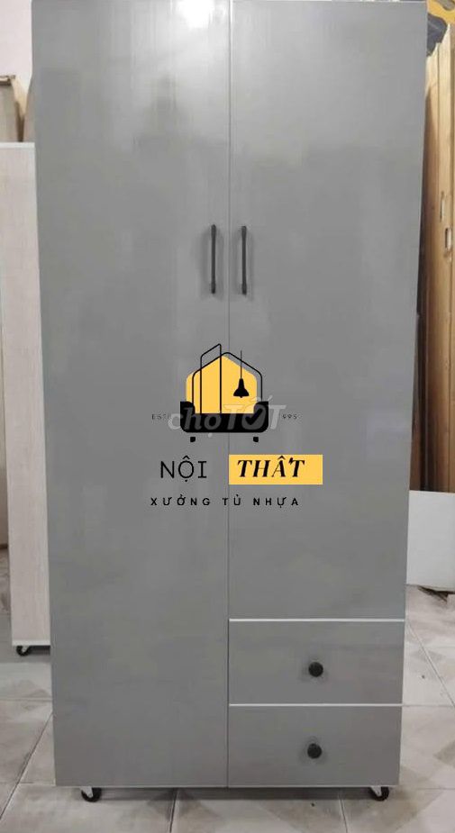 Tủ quần áo Nhựa Đài Loan Xám 1m8x82x45cm. Mua bán Tủ, kệ gia đình tại Quận Gò Vấp Tp Hồ Chí Minh được đăng bởi Cửa Hàng Nội Thất hình 1