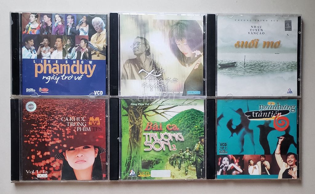 32 VCD gốc karaoke + 6 VCD gốc