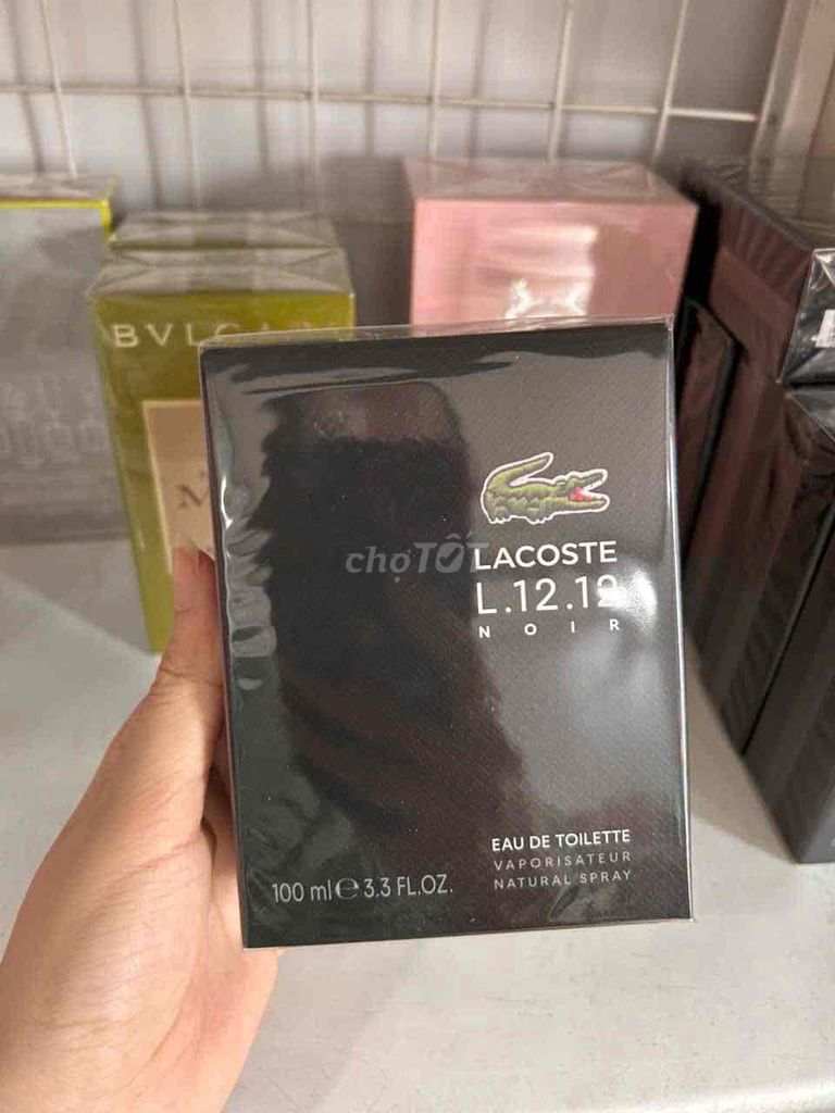 Nước hoa Lacoste L.12.12 Noir Nam 100ML. Mua bán Nước hoa tại Quận Bình Tân Tp Hồ Chí Minh được đăng bởi Lê Đăng Khoa hình 1
