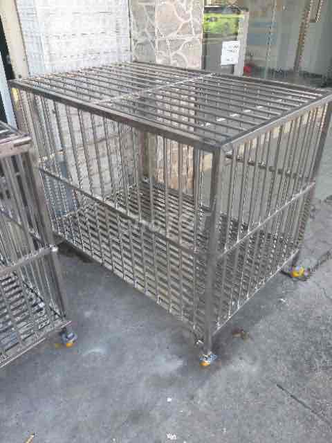 chuồng inox 80x1m2. Mua bán Phụ kiện, Thức ăn, Dịch vụ tại Quận 7 Tp Hồ Chí Minh được đăng bởi bảo bảo hình 1