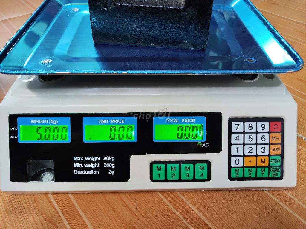 Cân điện tử Trắng, Xanh Sạc Màn hình. Mua bán Nội thất, đồ gia dụng khác tại Huyện Cần Đước Long An được đăng bởi giagia hình 1
