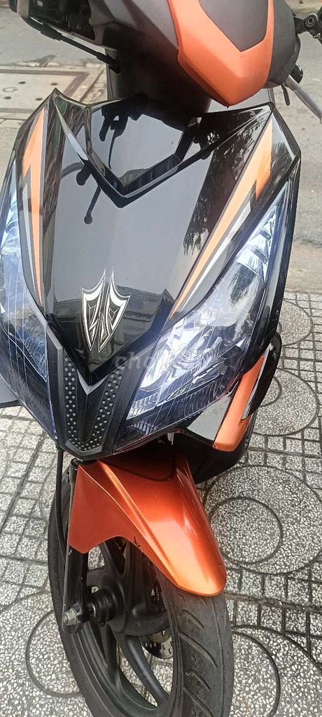Honda Air Blade 2009 черный с оранжевым