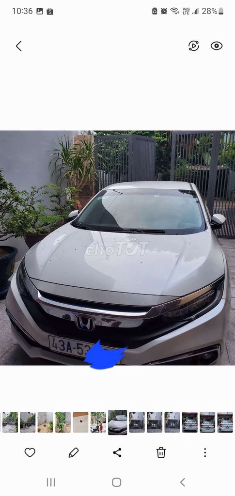 Honda Civic 2020, импорт, от собственника