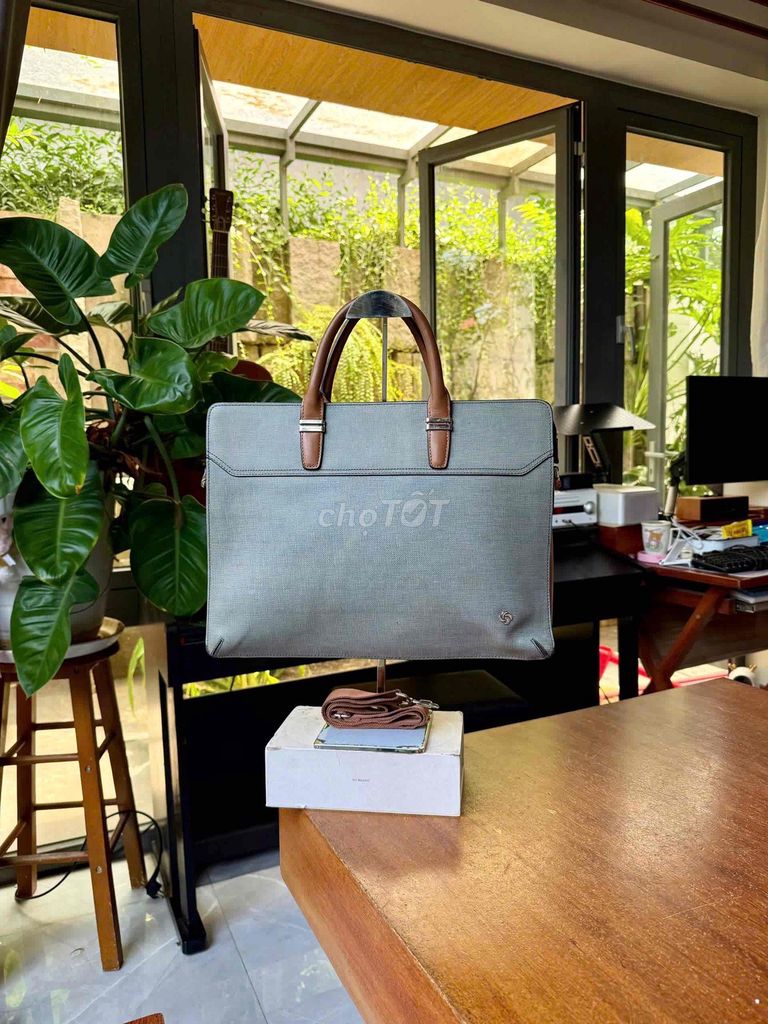 Túi xách công sở Samsonite Unisex. Mua bán Túi xách tại Huyện Nhà Bè Tp Hồ Chí Minh được đăng bởi túi xách nam nữ đồ si da thật hình 1