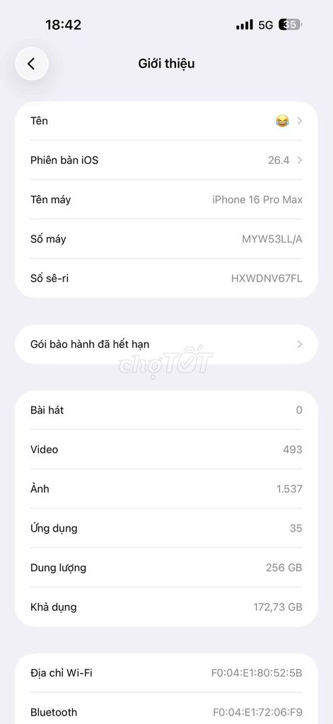 Apple iPhone 16 Pro Max 256GB Sa mạc. Mua bán Điện thoại tại Huyện Đông Anh Hà Nội được đăng bởi Nguyễn Văn Hiếu hình 1