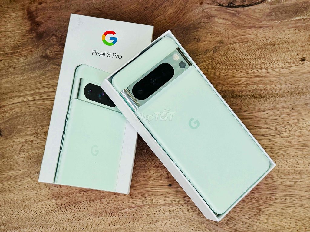 Hiếm: Pixel 8Pro 128GB màu Xanh Mint Q.Tế Fullbox