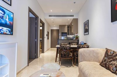 Cho thuê căn 1PN The Marq full nội thất đẹp, tầng đẹp view Landmark 81