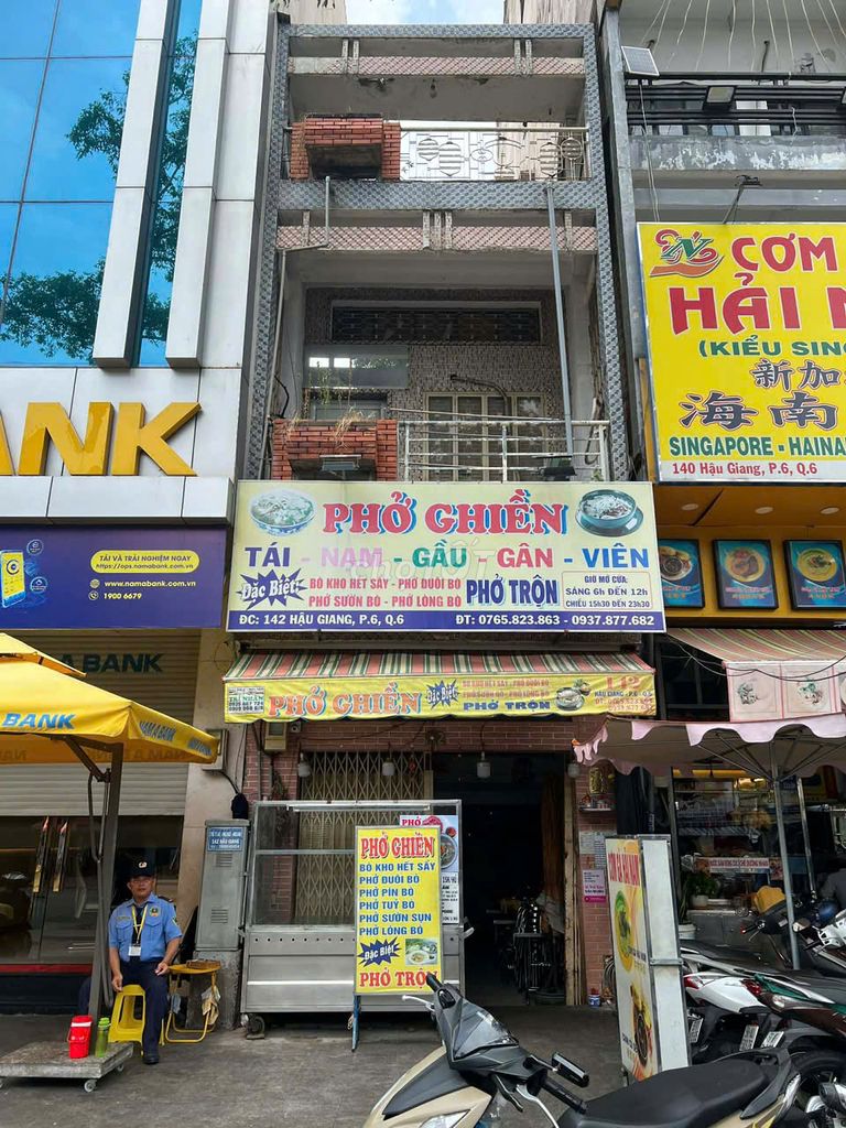 CHO THUÊ NHÀ MẶT TIỀN HẬU GIANG 4M X 18M , 1 TRỆT 2 LẦU VỊ TRÍ SẦM UẤT