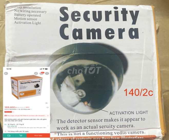 Camera mô hình có đèn không dây. Mua bán Máy ảnh, Máy quay tại Huyện Krông Búk Đắk Lắk được đăng bởi Diệp Lê hình 1